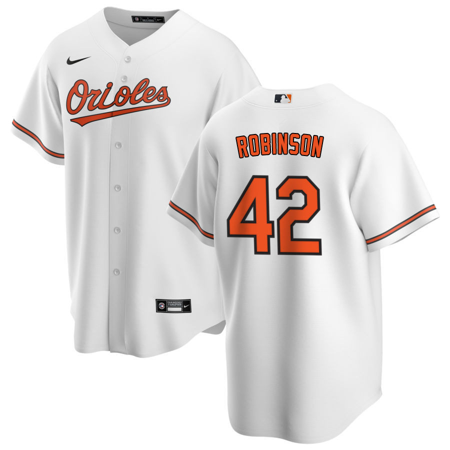 Nike Men #42 Jackie Robinson Baltimore Orioles Baseball Jerseys Sale-White